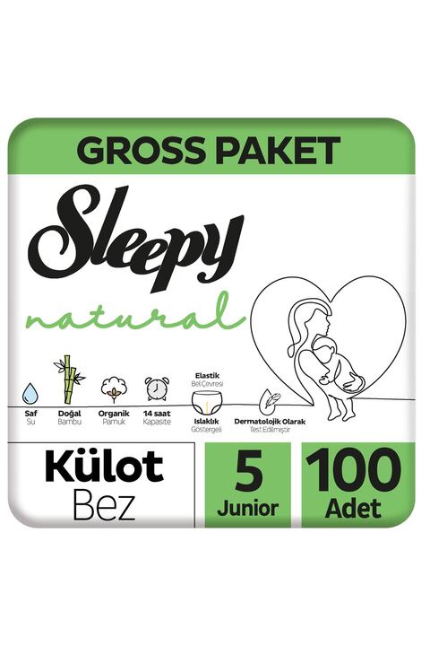 Sleepy Natural Gross Paket Külot Bez 5 Numara Junior 100 Adet
