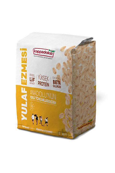 KAPPADOKİA Yulaf Ezmesi 2 kg PESTİSİT ANALİZLİ (Yeni Hasat)
