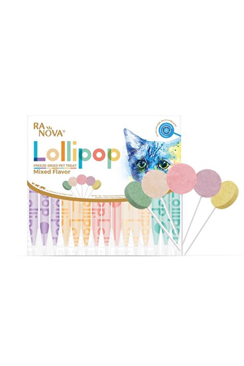 Genel Markalar Kediler İçin Karışık Lezzeli Lolipop 1,4Gr*15 Adet