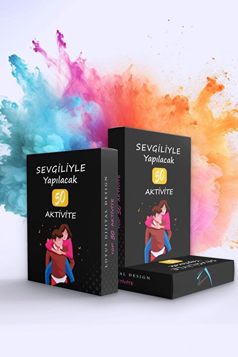 Lotus Sevgiliyle Yapılacak 50 Aktivite Kartı - Eğlence, Anı, Aşk Ve Hediyelik Oyun Kartı Seti