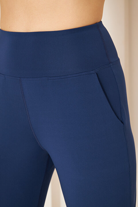 4upower Lacivert Kadın Eşofman Jogger Fit