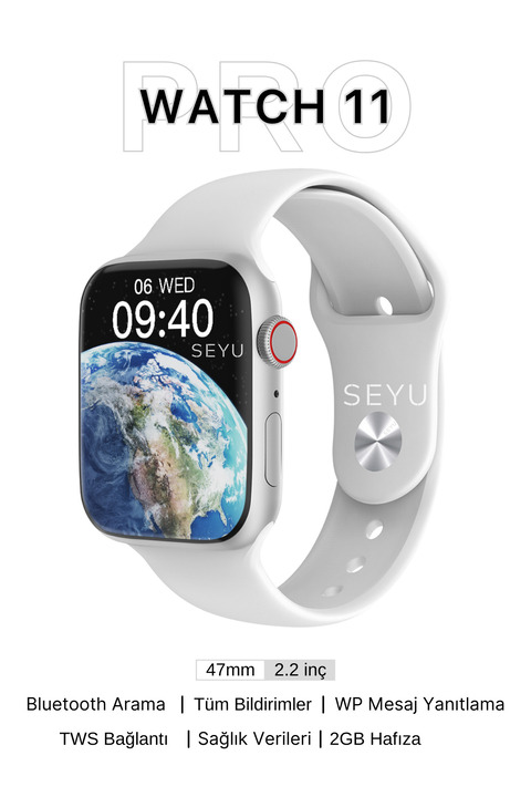 SEYUWATCH Watch 11 Pro Akıllı Saat Iphone Uyumlu Ve Android Tüm Telefonlara Uyumlu Smartwatch