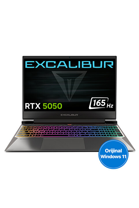 CASPER Excalibur G870 i7-13620H 16GB 1TB 8GB RTX5050 165HZ 15.6" W11H Gaming Laptop G870.1362-BF50A-C