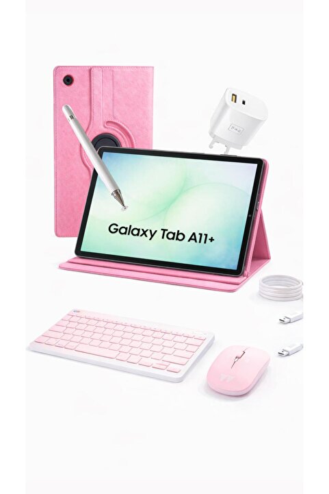 Samsung Galaxy Tab A11 Plus 6gb 128gb 11 İNÇ (KALEM HEDİYE) Kılıf Başlık Klavye Mouse Türkiye Garantili