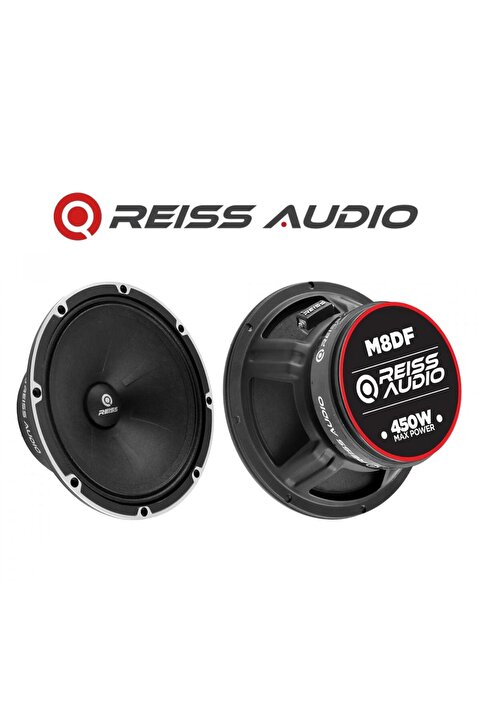 Reiss Audio Rs-M8DF Çifti 900wat-400w Rms Apocalypse Tipi 20 Cm Oto Midrange Hoparlör