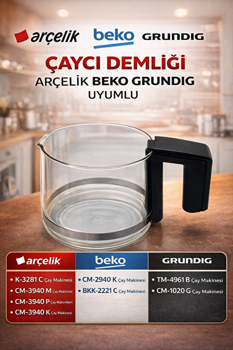 Arçelik Ve Beko Cam Demlik Grubu