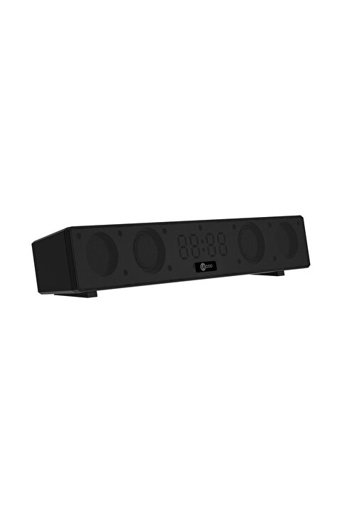 Lecoo Ds103 Kablosuz Bluetooth 10w Rgb Saat/alarm Stereo Soundbar Hoparlör Siyah