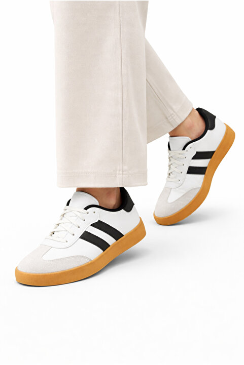 LUFFO Unisex Günlük Sneaker Spor Ayakkabı Rahat Taban Bağcıklı