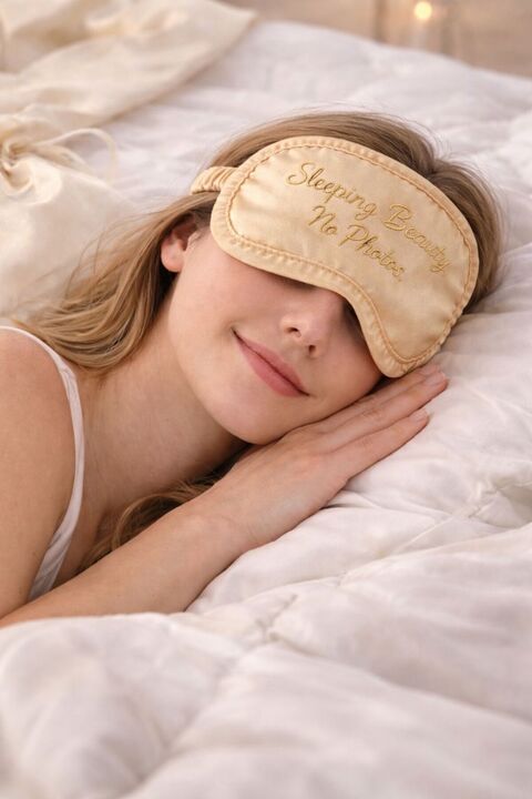 4nio yoga göz bandı,uyku maskesi 'Sleeping Beauty no Photos'