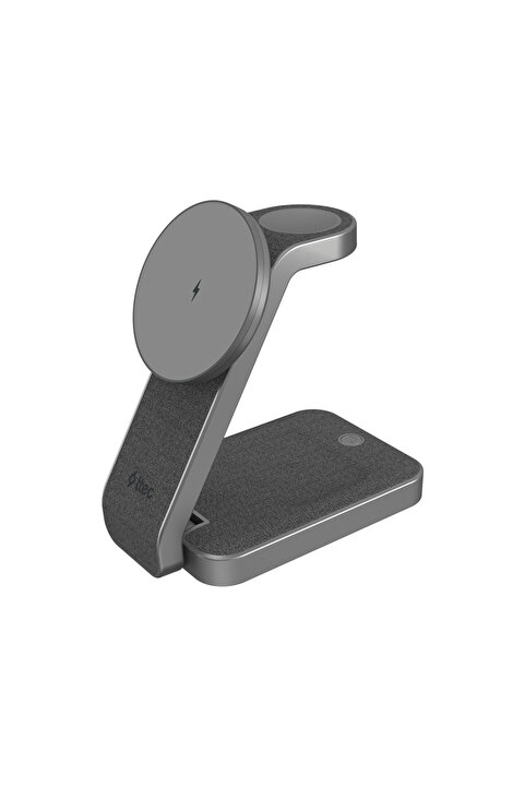 Ttec AirCharger Quattro MagSafe Uyumlu 4’ü 1 Arada iPhone + Apple Watch + AirPods LED Aydınlatmalı