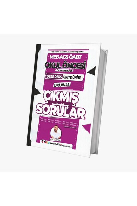 TKM Akademi 2026 Okul Öncesi ÖABT Ders Ders Ünite Ünite Çıkmış Sorular