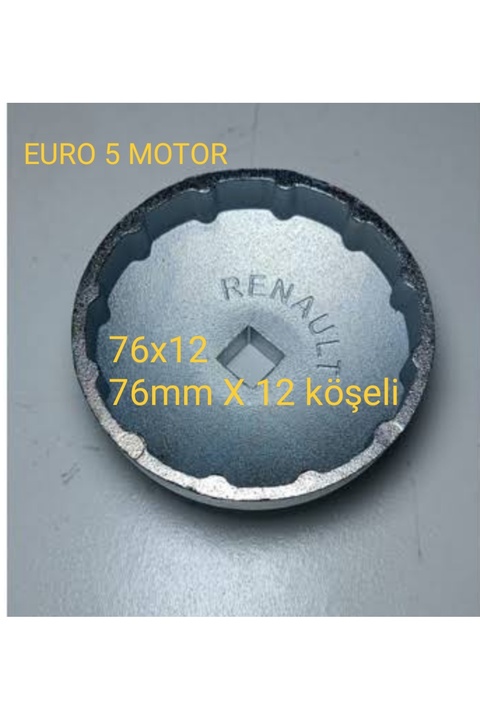 Genel Markalar Renault Reno filitre sökme 1.4 1.5 1.6 1/2 Döküm Tas Tipi Yağ Filtre Anahtarı 76 mm / 12 Köşe