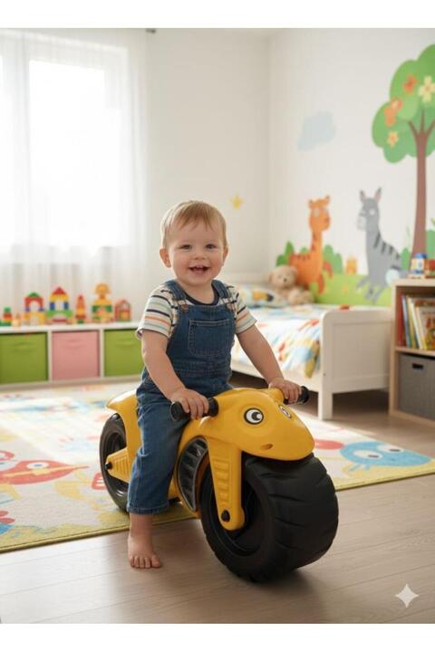 Tommybaby İlk Arabam Oyuncak İlk Motorum 1-3 yaş Akülü Değildir