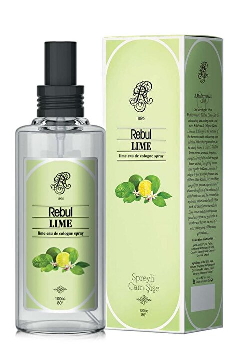 Genel Markalar Lime Cam Şişe Kolonya 250 Ml