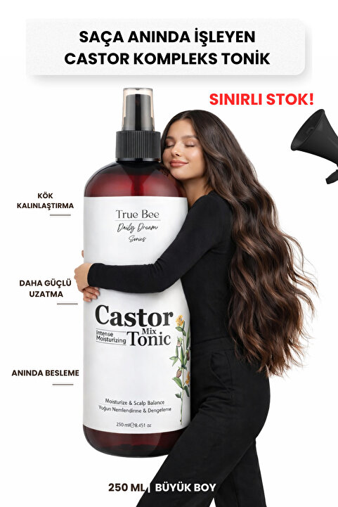 True Bee Daily Dream Series | Yoğun Nemlendirme Ve Onarım Etkili Castor Tonik 250 ml