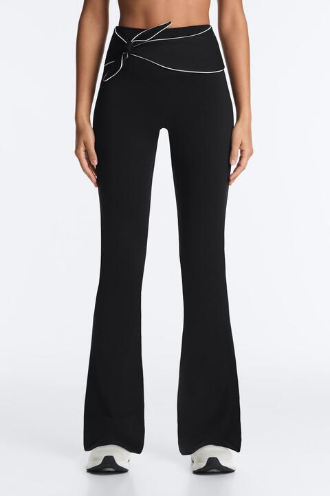 Oysho Comfortlux Flare High rise fiyonklu pantolon