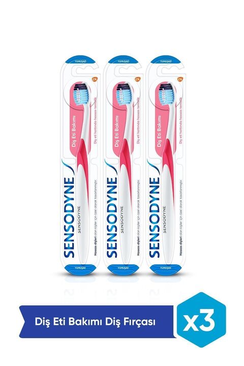 Sensodyne Diş Eti Diş Fırçası Soft x3 Adet