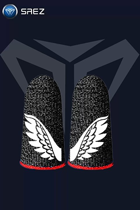 Saez E-spor Parmak Eldivenleri - Pubg Oyun Eldiveni Ter Geçirmez 1 Çift - 2 Parmaklık Sınırlı Sayı