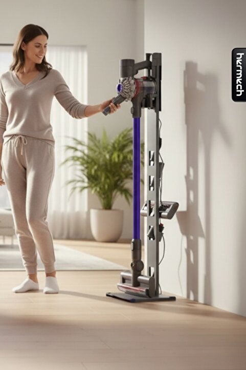 hermech Dyson Uyumlu Ayaklı Ünite Süpürge Standı Tüm Seriler Ile Tam Uyum Gen5 Detect V8 V9 V10 V11 V12 V15
