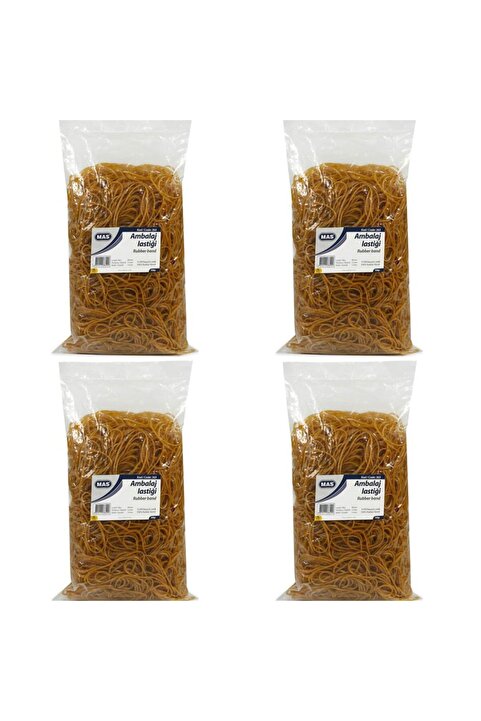 Mas 365 Midi Ambalaj Lastiği %100 Kauçuk 500 Gram Poşet - 4 PAKET