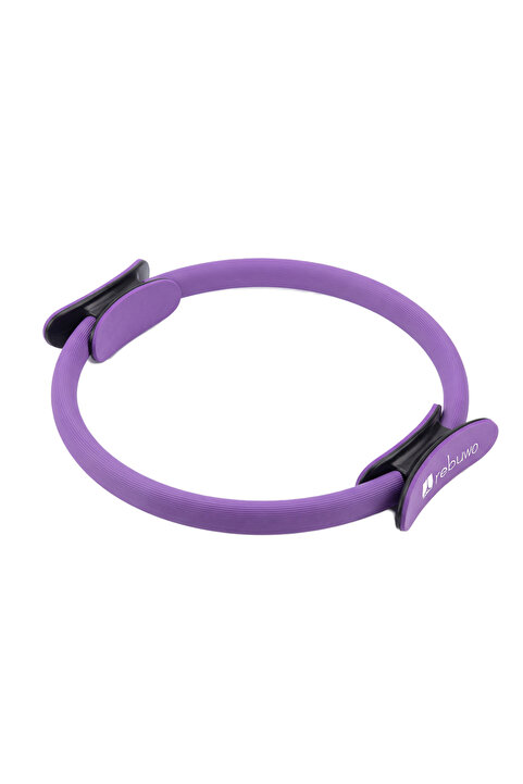Rebuwo Pilates Çemberi Mor İç Bacak Kalça Sıkılaştırıcı Pilates Ring Ev Tipi Fitness Çemberi