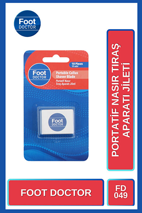 foot doctor Portatif Nasır Traş Aparatı Jileti 049