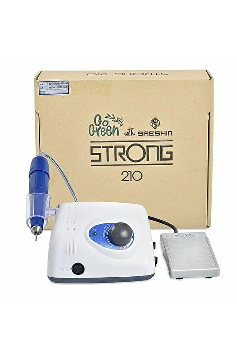 Strong 210 Elektrikli Freze Törpü Makinesi - Manikür Pedikür Motoru-Mikromotor 65w 35.000rpm