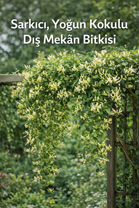 FİDEİSTE Hanımeli Bitkisi – Yoğun Kokulu, Sarılıcı, Dayanıklı Dış Mekân Bitkisi