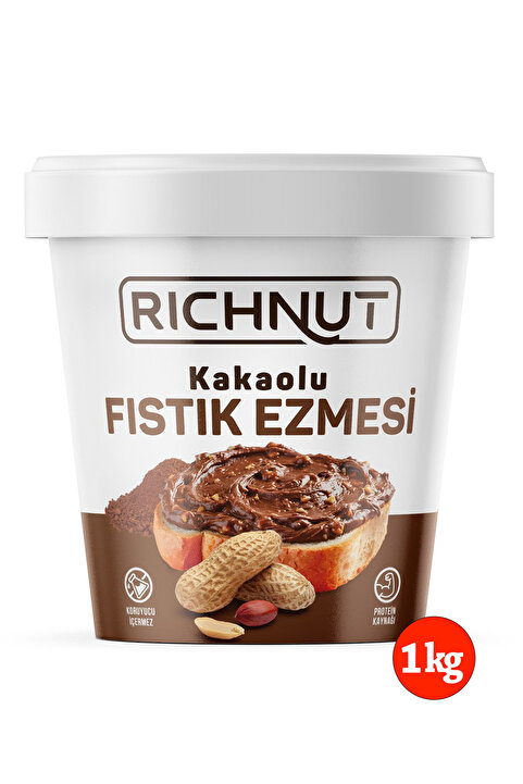 RİCHNUT 1 Kg Çikolatalı Fıstık Ezmesi