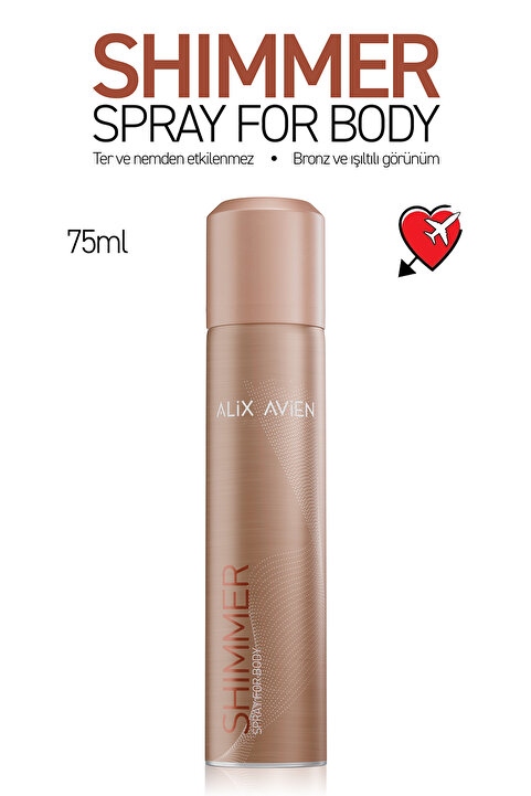 Alix Avien Işıltılı Vücut Spreyi - Shimmer Spray For Body - 75 ml