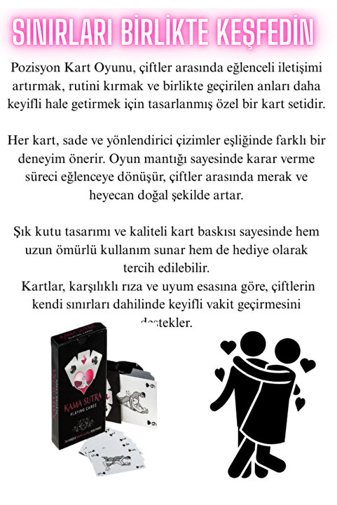 Genel Markalar Kamasutra Pozisyon Oyun Kartları