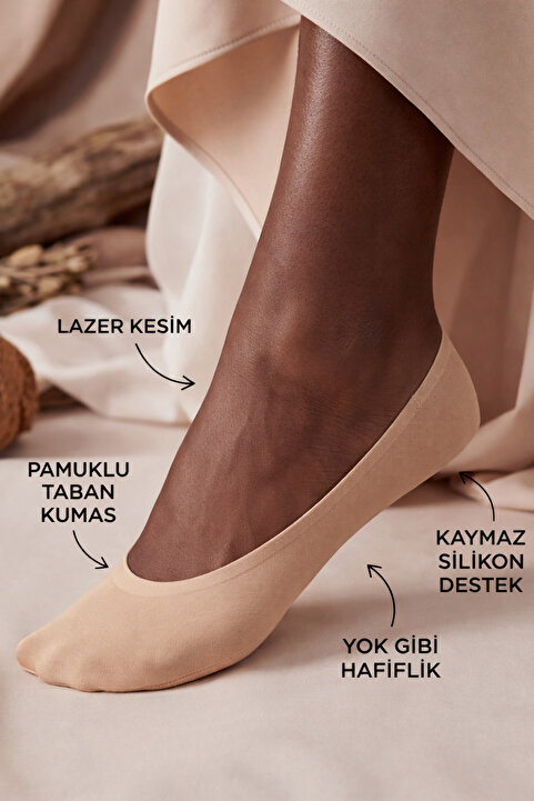 Katia & Bony Kadın Görünmez Babet Çorap Ten