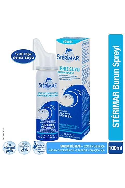 Genel Markalar Deniz Suyu Burun Spreyi 100ml