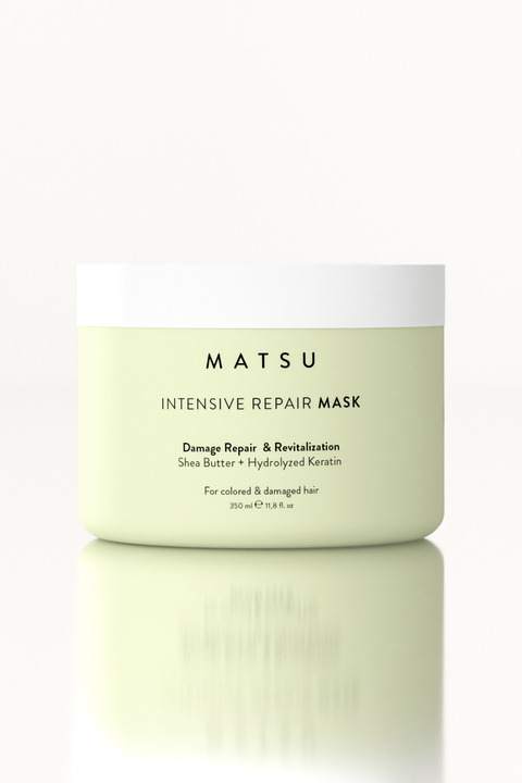 MATSU Intensive Repair Saç Maskesi 350 ml | Yıpranmış Saçlar İçin Onarım