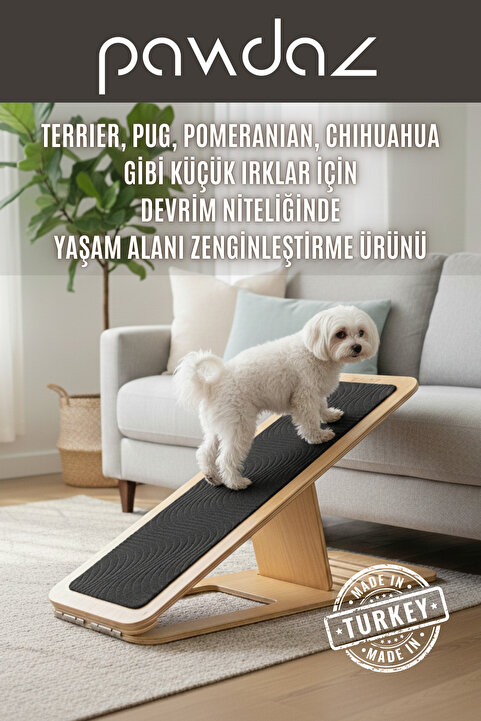 pawdaz Kedi Köpek Rampası, 5 Farklı Ayarlanabilir Ölçü
