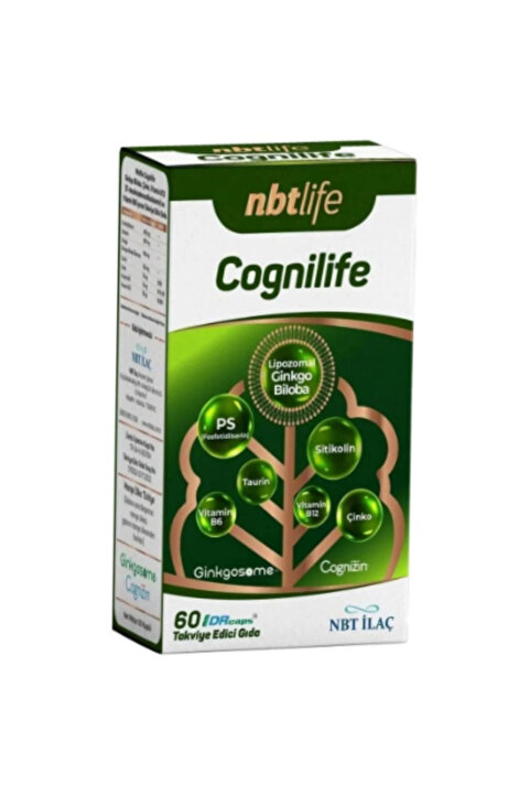 NBT Life Cognilife Takviye Edici Gıda 60 Kapsül