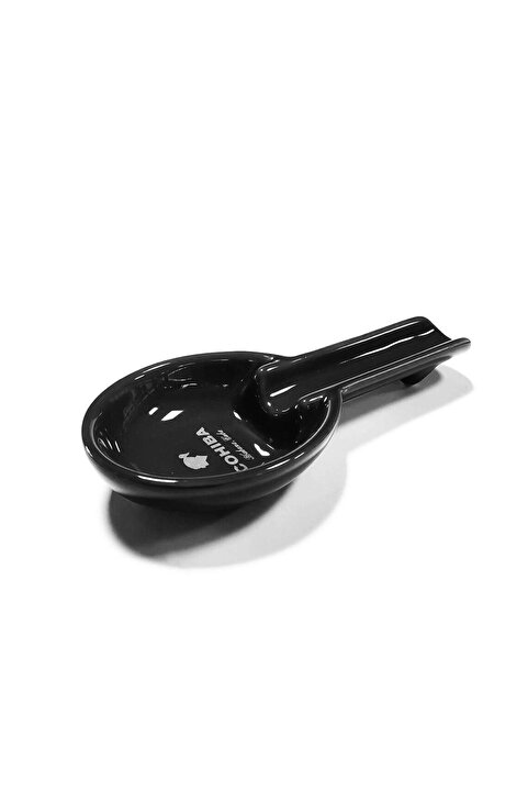 COHİBA Logolu Seramik Puro Küllüğü Siyah Spoon