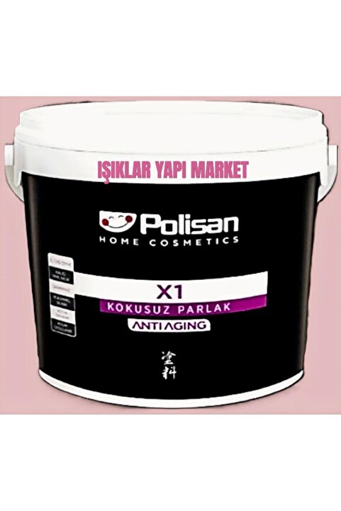 Polisan X1 Anti Aging -kokusuz -parlak -su Bazlı -yağlı Boya -2,5 Lt. -beyaz