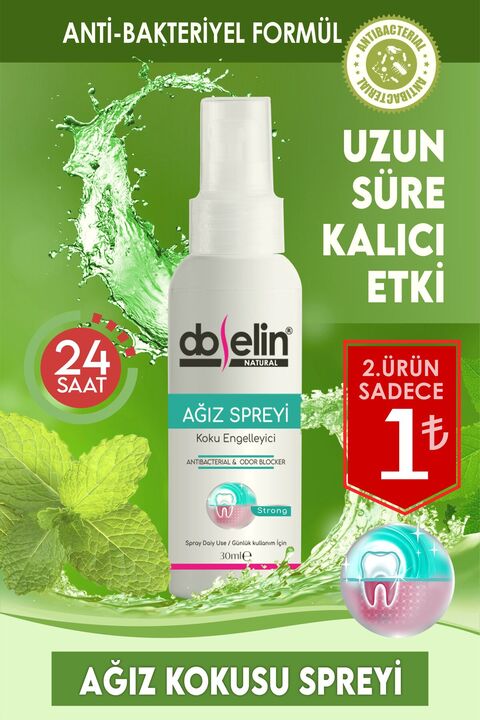 Doselin Ağız Kokusu Giderici Sprey, Ağız Kokusu Önleyici Ağız Bakım Spreyi