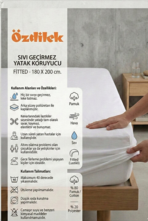 Özdilek Fitted alez 8 Farklı Ebat