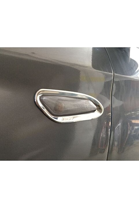 Genel Markalar Fiat Egea Yan Sinyal Çerçevesi 2 Parça Krom Formlu 2015