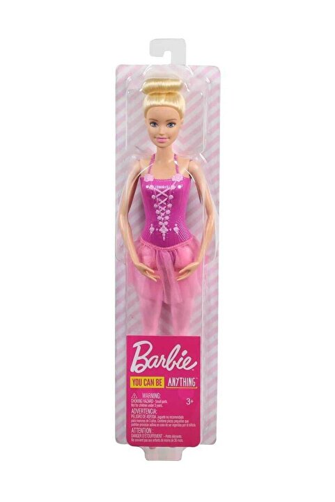 Barbie Balerin Bebekler GJL58 - Sarışın Pembe Elbiseli