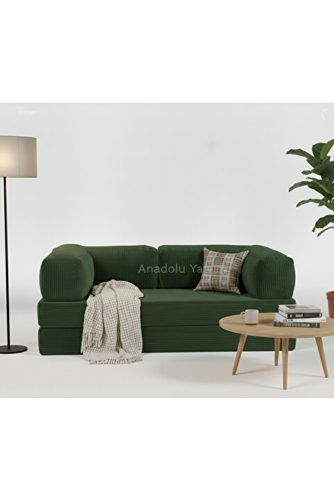 NWİN HOME Linea Mini Modüler Minder Köşe Takımı 160*80 cm Oyun Alanı Kanepe Fermuarlı Yatak Cırtlı Metalsiz