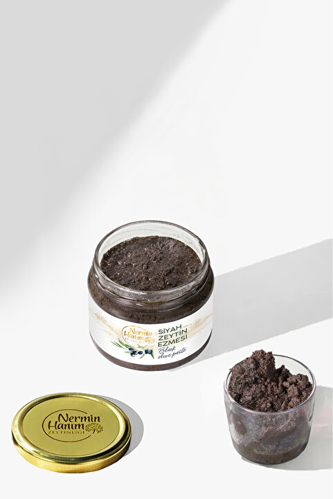 Nermin Hanım Zeytinliği Doğal Ev Yapımı Siyah Zeytin Ezmesi 275gr