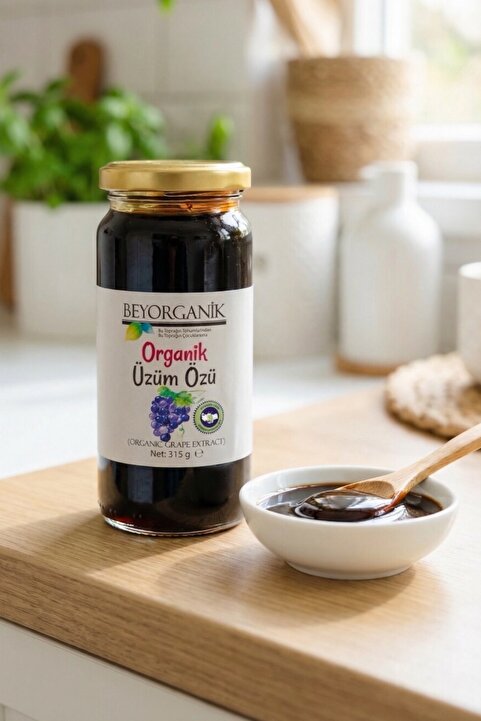 BEYORGANİK Organik Üzüm Özü 315gr (PESTİSİT VE AĞIR METAL ANALİZLİ)