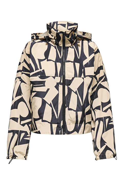 ONLY ONLBETTY Bat Sleeve Kadın Desenli Ceket Oversize