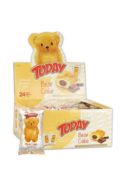 Elvan Today Bear Kek Çikolatalı 40 Gr. 24 Adet (1 Kutu)