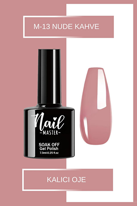Nail Master M13 Kalıcı Oje 7,3ml Nude Kahve