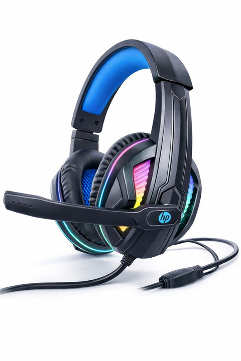 HP DHE-8010UM Işıklı Mikrofonlu Gaming Oyuncu Kulaklık