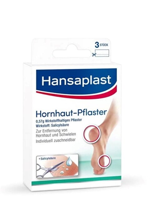 Hansaplast Nasır Bandı 3’lü – Salisilik Asitli, Kesilebilir